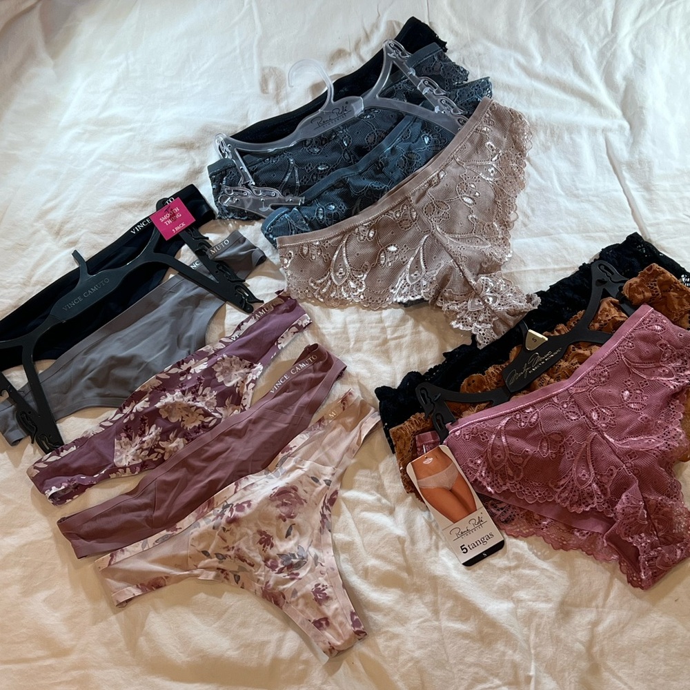 NWT Sexy Panties Bundle Thong & Lace, 12 Pairs
